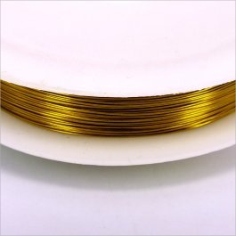 Drôt 0,8mm zlatý 3m, 1ks(D1603)